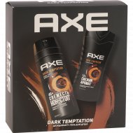 Подарочный набор «AXE» Dark Temptation, дезодорант + гель для душа, 150+250 мл
