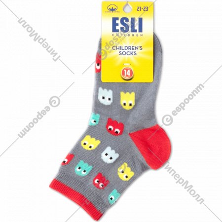 Носки детские «Esli» темно-серый, размер 14