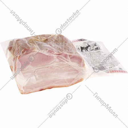 Грудинка свиная копчено-вареная «Альпийская» 1 кг, фасовка 0.28 кг