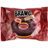 Кекс «Brawo Donut» с вишневой начинкой в глазури, 40 г
