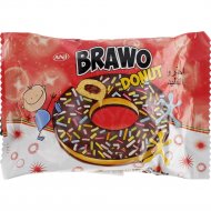 Кекс «Brawo Donut» с шоколадной начинкой в глазури с гранулами, 40 г