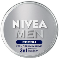 

Гель д/лица и рук"NIVEA"(3в1 д/мужч)75мл