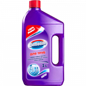 Средство «Domoline» для чистки стоков и канализационных труб, 1 л
