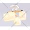 Подвесная люстра «Ambrella light» TR9512/4 WH/CH/FR, белый/хром/белый