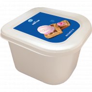 Мороженое «Морозпродукт» двухслойное, сливочное со вкусом бабл гам, 1 кг
