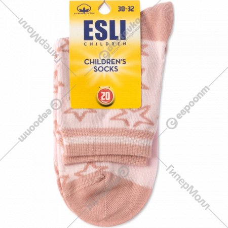 Носки детские «Esli» светло-розовый, размер 22