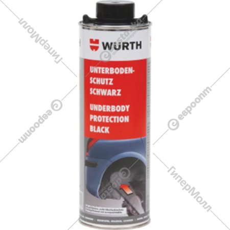 Антикор «Wurth» 0892073, черный, 500 мл