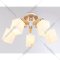 Подвесная люстра «Ambrella light» TR9518/5 WH/GD/FR, белый/золото/белый