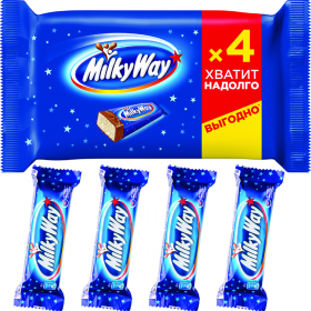 Шоколадный батончик «Milky Way» 4х26 г