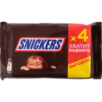 

Батончик шок. "SNICKERS" (м/пак)160г