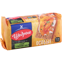 

Хлебцы"ЩЕДРЫЕ" (5 зл,семена льна)100г