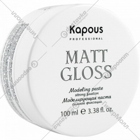 Паста для волос «Kapous» 71, моделирующая, сильная фиксация, 100 мл