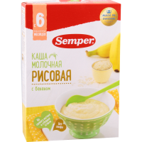 

Каша сух.мол."SEMPER"рис/банан 200гр