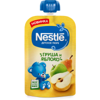 

Пюре"NESTLE"(груша,яблоко в мягк.уп) 90г