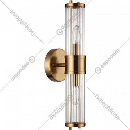 Настенный светильник «Odeon Light» Kepa, Drops ODL22 539, 4946/2W, бронзовый/прозрачный/стекло