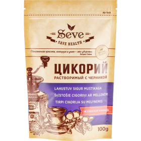 Цикорий растворимый «Seve» с черникой, 100 г