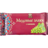 

Сладость вост"МЕДОВЫЕ ЗЛАКИ С ИЗЮМОМ"90г