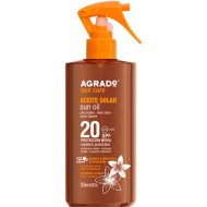 Масло солнцезащитное «Agrado» для загара, SPF20, 200 мл