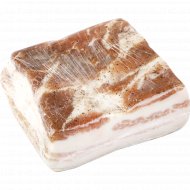Грудинка свиная «Деревенская» соленая, охлажденная, 1 кг, фасовка 0.58 кг