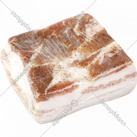 Грудинка свиная «Деревенская» соленая, охлажденная, 1 кг, фасовка 0.4 кг