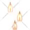 Подвесной светильник «Ambrella light» TR3549/3 GD/TI, золото/янтарь