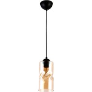 Подвесной светильник «Ambrella light» TR3555 BK/TI, черный/янтарь