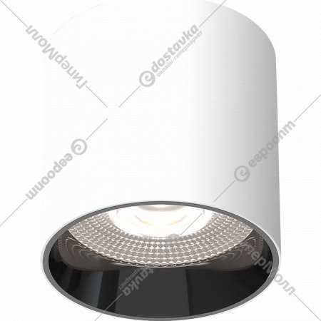 Точечный светильник «Elektrostandard» 25034/LED 10W 4200K, белый/черный жемчуг