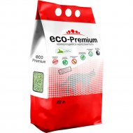 Наполнитель для туалета «ECO-Premium» Зеленый чай, комкующийся, древесный, 20 л/7.6 кг