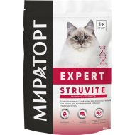 Корм для кошек «Ми­ра­тор­г» Expert Struvite, мясо, 400 г, для поддержания здоровья мочевыводящих путей