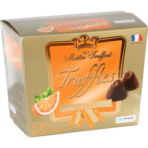 Конфеты «Maitre Truffout» Трюфель с какао, со вкусом горького апельсина, 200 г