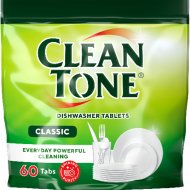 Таблетки для посудомоечных машин «Clean Tone» 60 шт