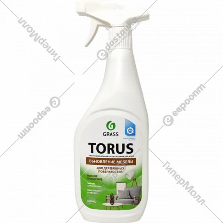 Очиститель-полироль «Torus» для мебели, 600 мл