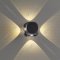 Настенный светильник «Odeon Light» Miko, Hightech ODL21 235, 4222/8WL, черный