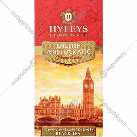 Чай «Hyleysc» английский аристократ черный, байховый, 25х1.5 г