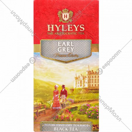 Чай «Hyleysc» Эрл Грей черный, байховый, с ароматом бергамота, 25х1.5 г