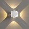Настенный светильник «Odeon Light» Diamanta, Hightech ODL21 189, 4219/8WL, белый