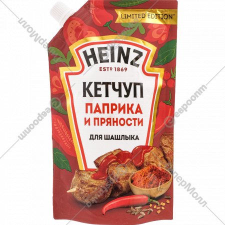 Кетчуп «Heinz» для шашлыка паприка и пряности, 320 г