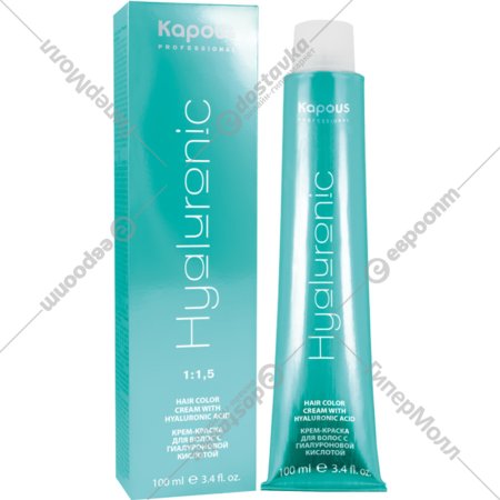 Крем-краска для волос «Kapous» Hyaluronic Acid, HY 10.12 платиновый блондин пепельный перламутровый, 2870, 100 мл