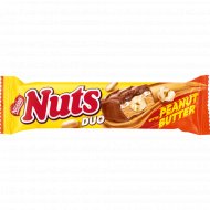 Конфета «Nuts» peanut butter, с фундуком и арахисовой пастой, 60 г