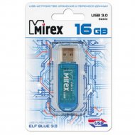 USB-флешка «Mirex» 3.0, ELF BLUE 16GB ecopack