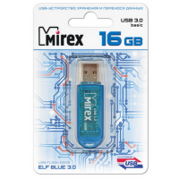 

USB флеш"MIREX"3.0,ELF BLUE 16GB ecopack