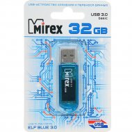 USB-флешка «Mirex» 3.0, ELF BLUE 32GB ecopack