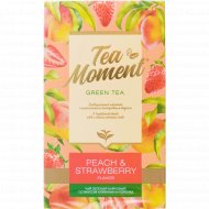 Чай зеленый «Tea Moment» клубника и персик, 100 г