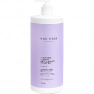 Тонирующий шампунь для волос «NAK» Platinum Blonde AntiYellow, 1 л