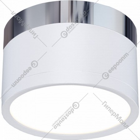 Точечный светильник «Elektrostandard» DLR029 10W 4200K, белый матовый/хром, a040666