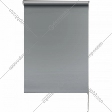 Рулонная штора «Эскар» Blackout, 814620371601, отражающий серый, 37х170 см