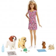 Игровой набор «Barbie» Барби и домашние питомцы, FXH08