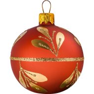 Шар елочный стеклянный, арт. 708067, 6 см