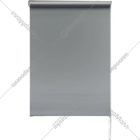 Рулонная штора «Эскар» Blackout, 814620571601, отражающий серый, 57х170 см