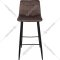 Барный стул «AksHome» Stella, коричневый велюр HLR49/черный